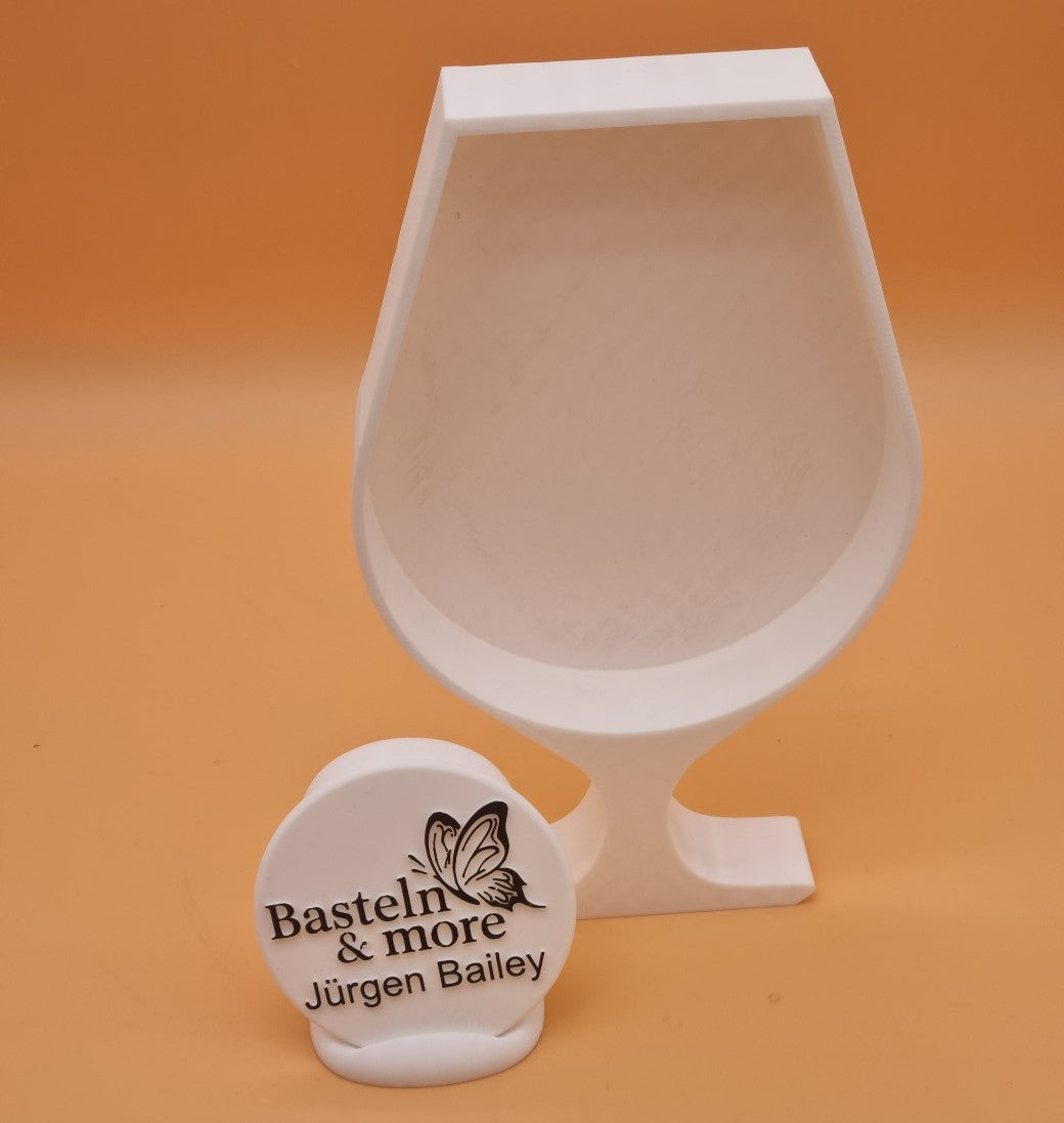 3D-Modell Weinglas Box