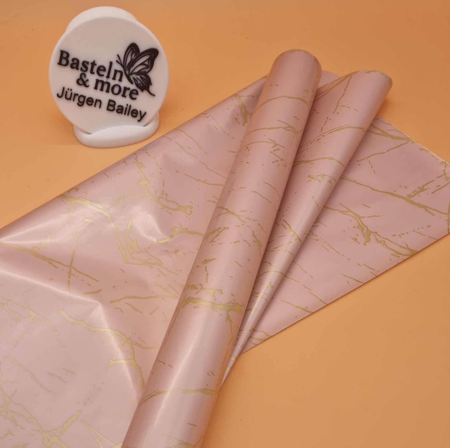 Folie Satinfolie Marmor "Creme 181" 50cm*8,5m