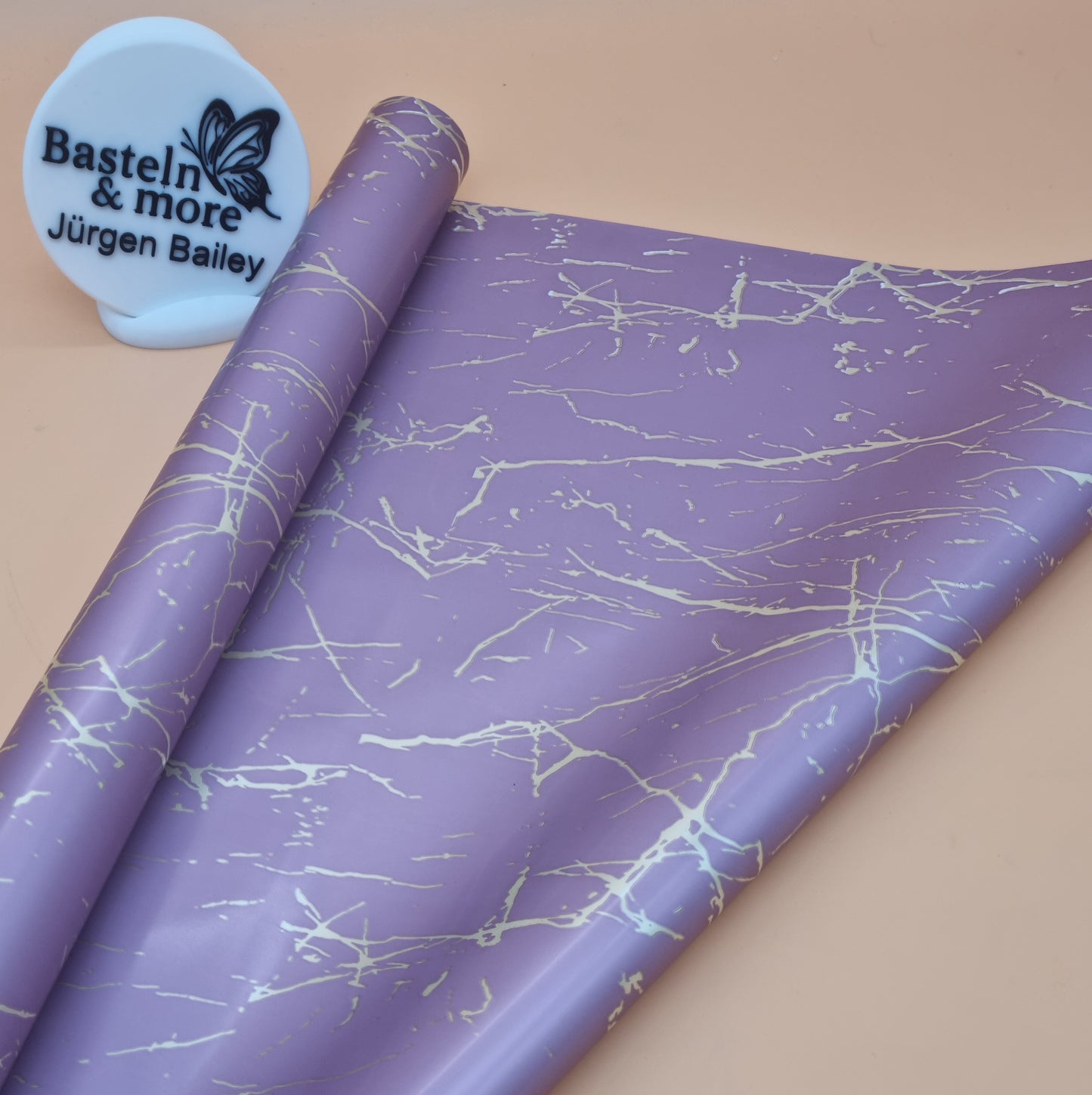 Folie Satinfolie Marmor "Violette 182" 50cm*8,5m