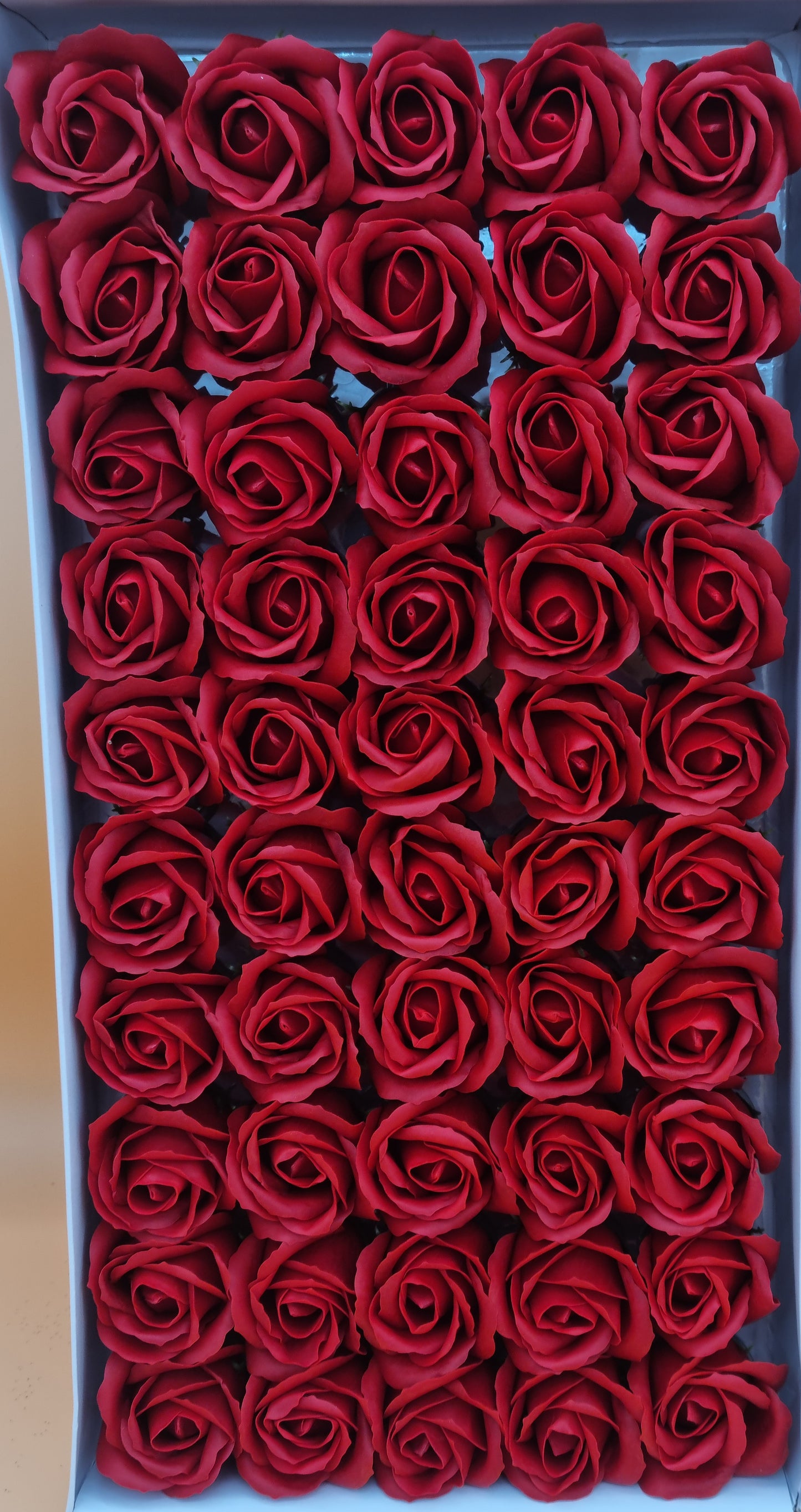 Seifenblume "Rose 19" Dunkelrot