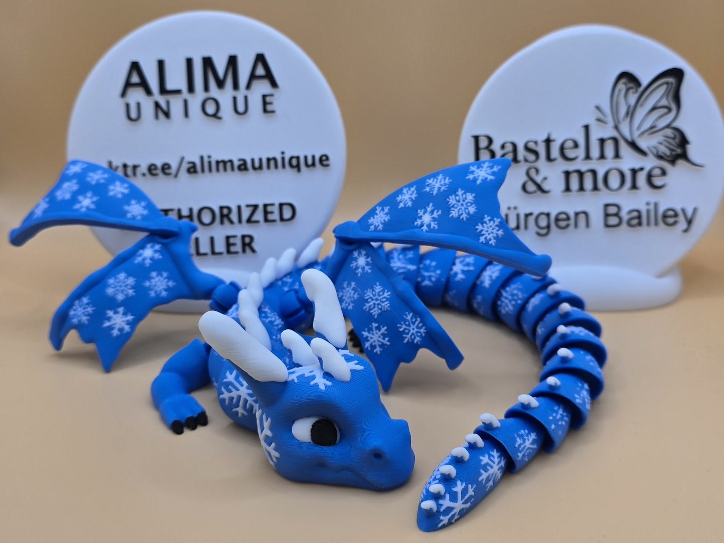 Weihnachtsdeko "Drache mit Flügeln"