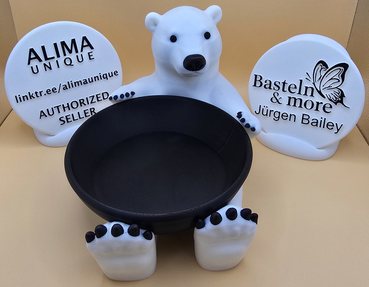 Eisbär mit Schale