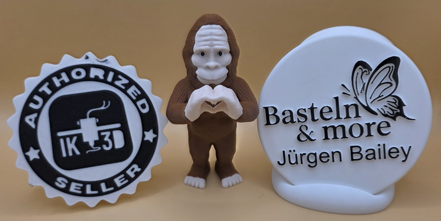 Bigfoot "Herz" ca. 6x12x5.5 cm