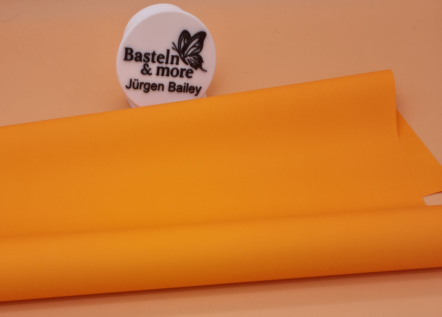 Folie Satinfolie Einfarbig "Orange 221" 50cm*8,5m