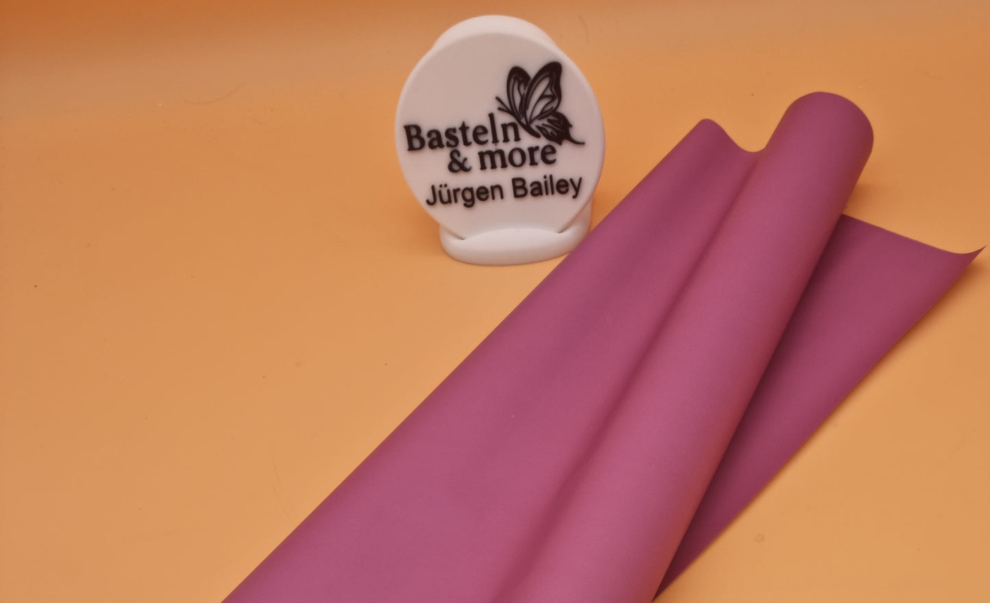 Folie Satinfolie Einfarbig "Dunkel Rosa 230" 50cm*8,5m