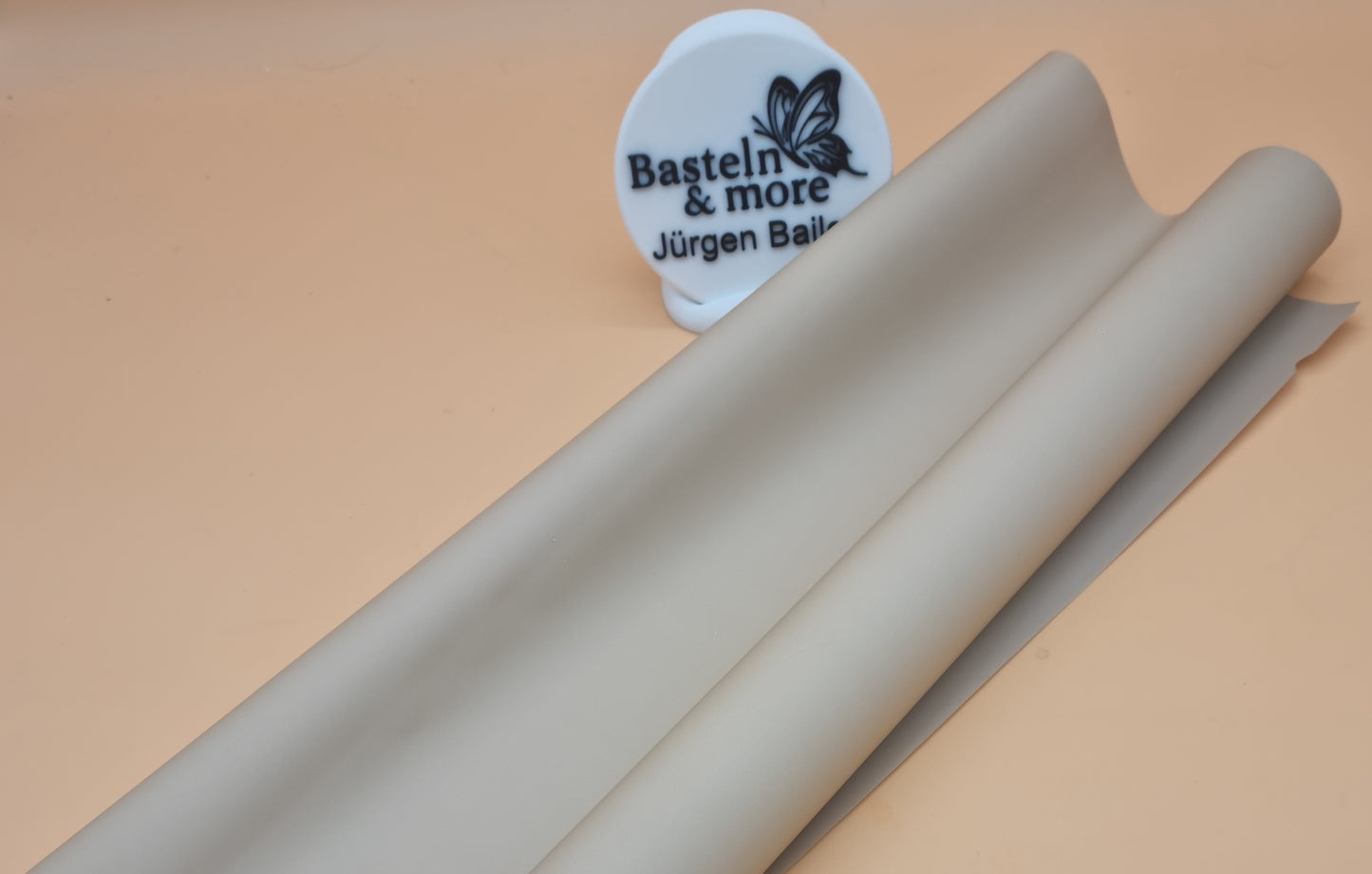 Folie Satinfolie Einfarbig "Helles Braun-1 235" 50cm*8,5m