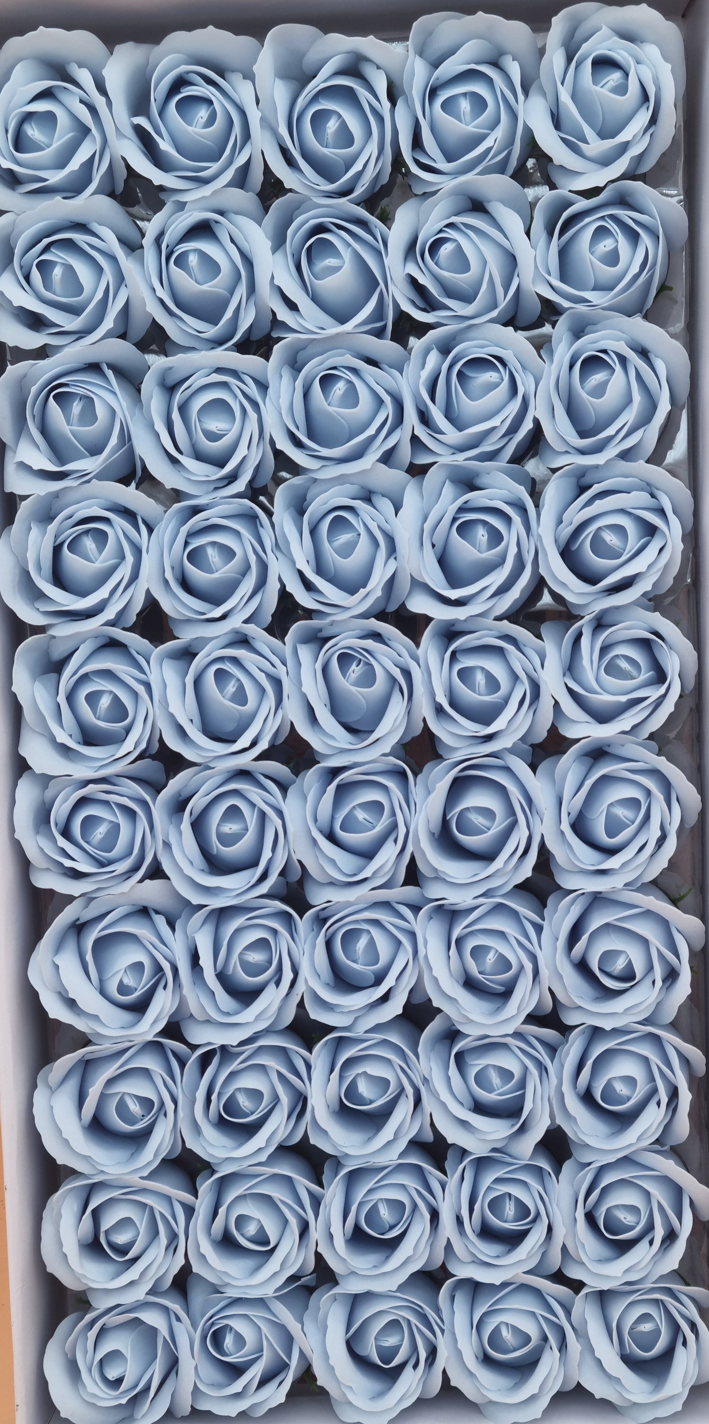 Seifenblume "Rose 25" Hellblau