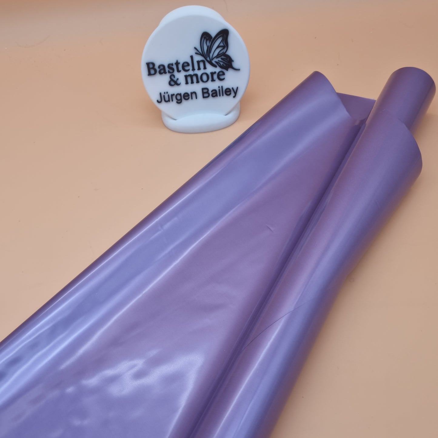 Folie Satinfolie Einfarbig "Metallik-Lila 260" 50cm*8,5m