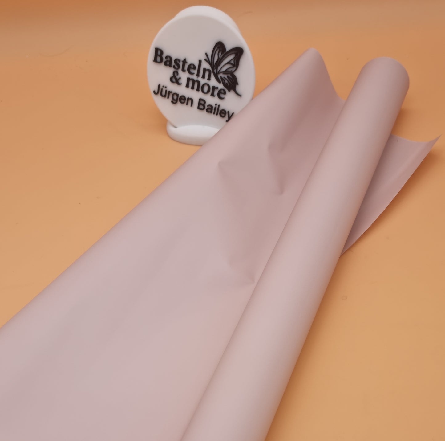 Folie Satinfolie Einfarbig "Creme Braun 269" 50cm*8,5m