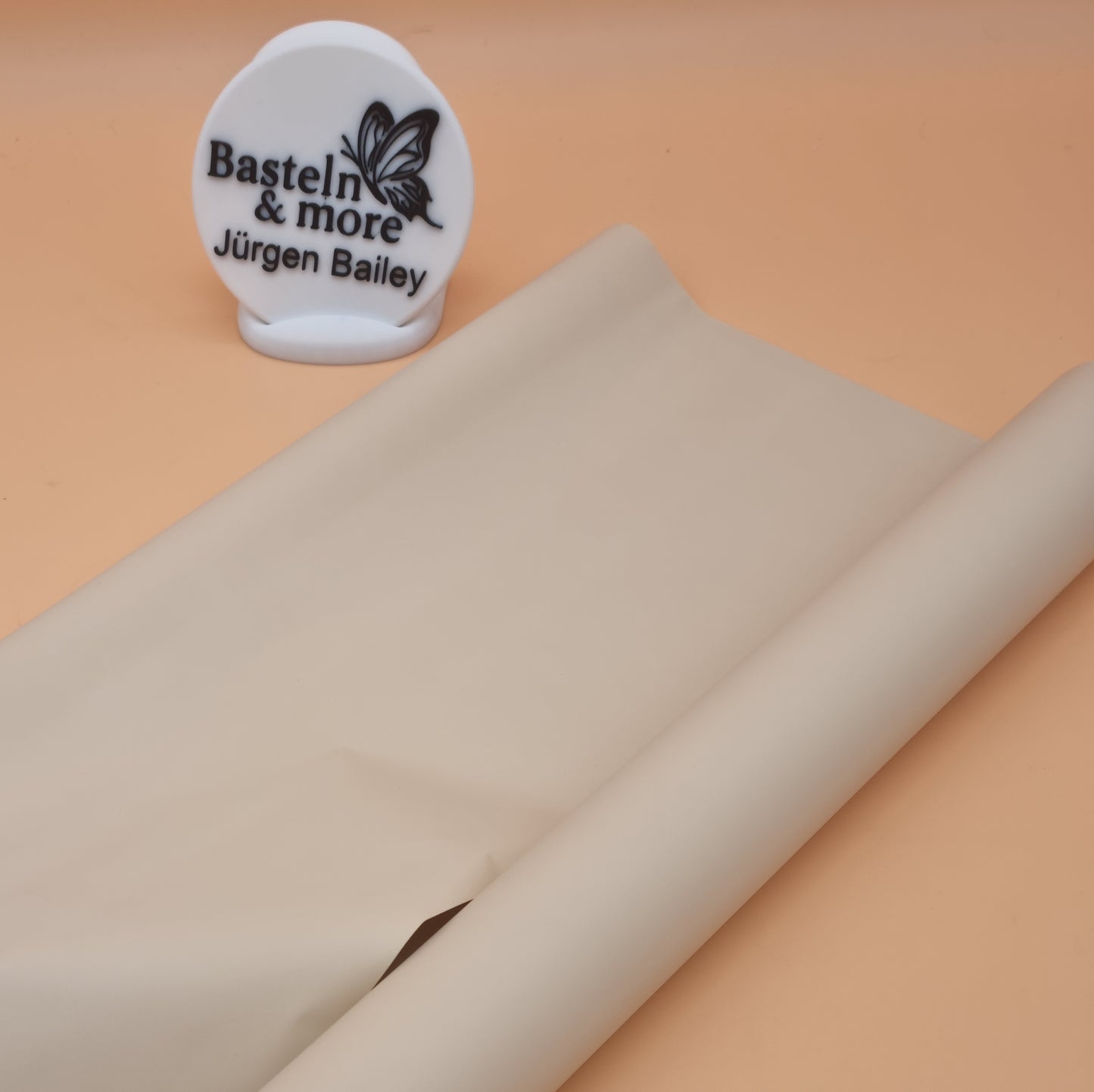 Folie Satinfolie Einfarbig "Creme Braun 273" 50cm*8,5m