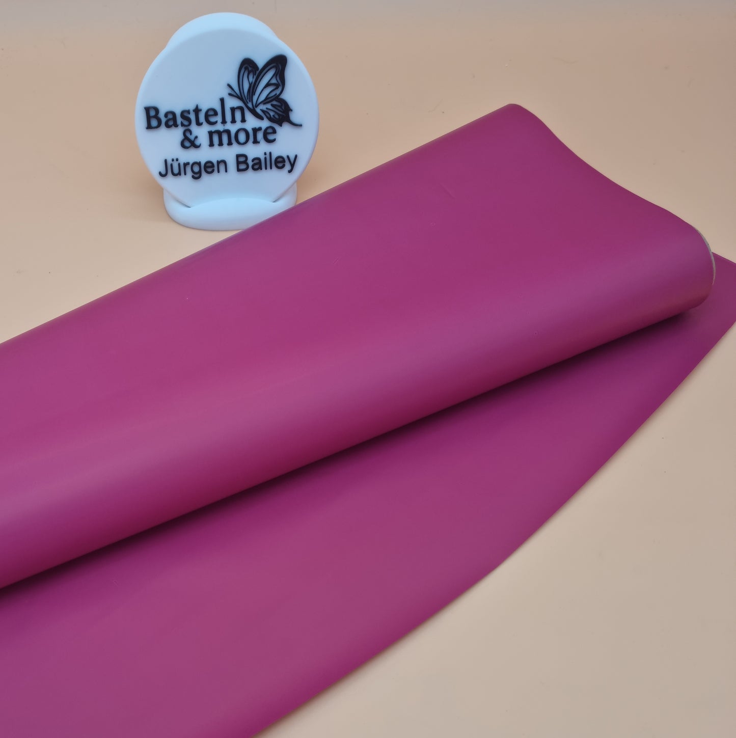 Folie Satinfolie Einfarbig "Bordeaux-Rose 295" 50cm*8,5m