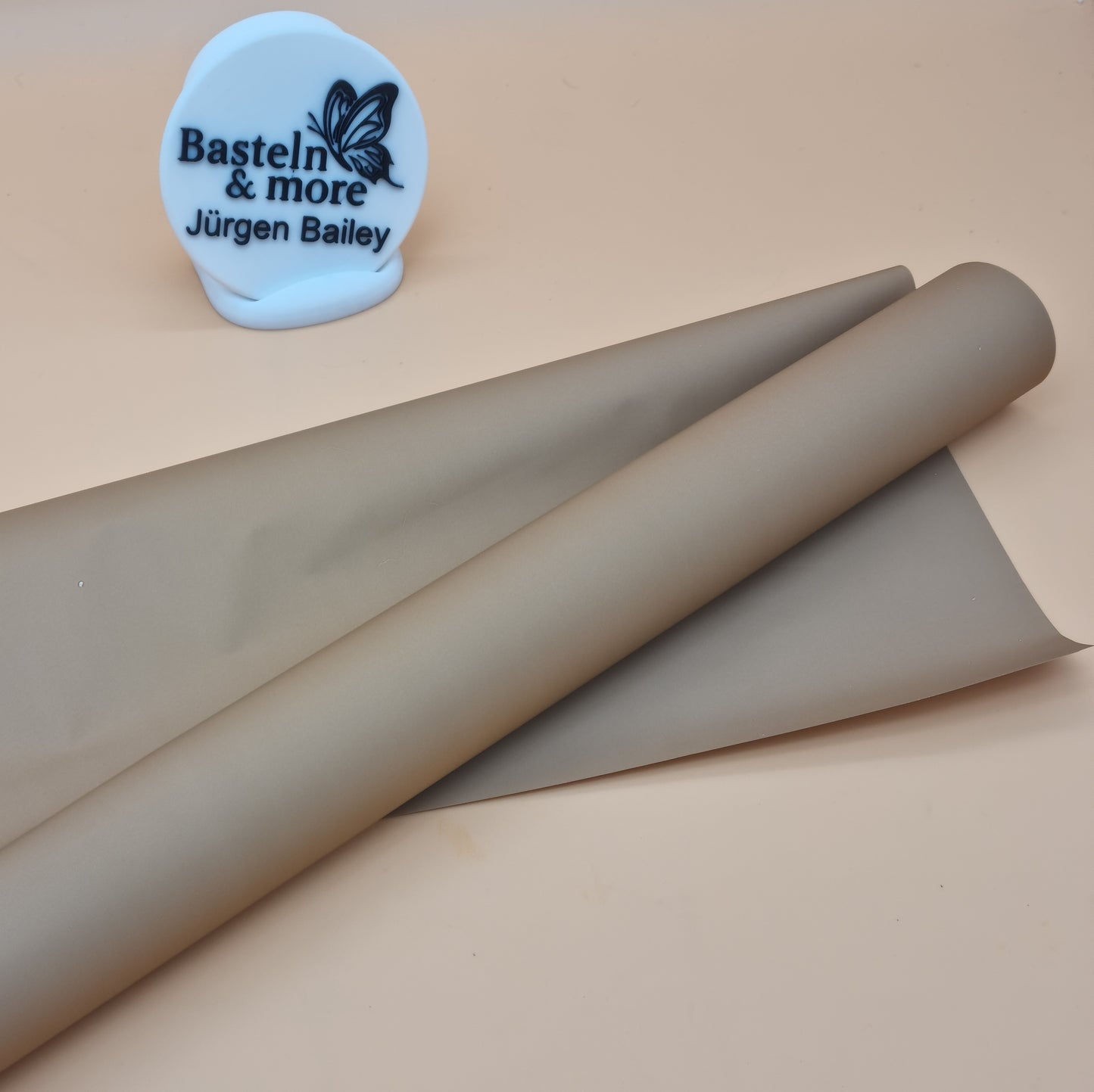 Folie Satinfolie Einfarbig "Braun 304" 50cm*8,5m