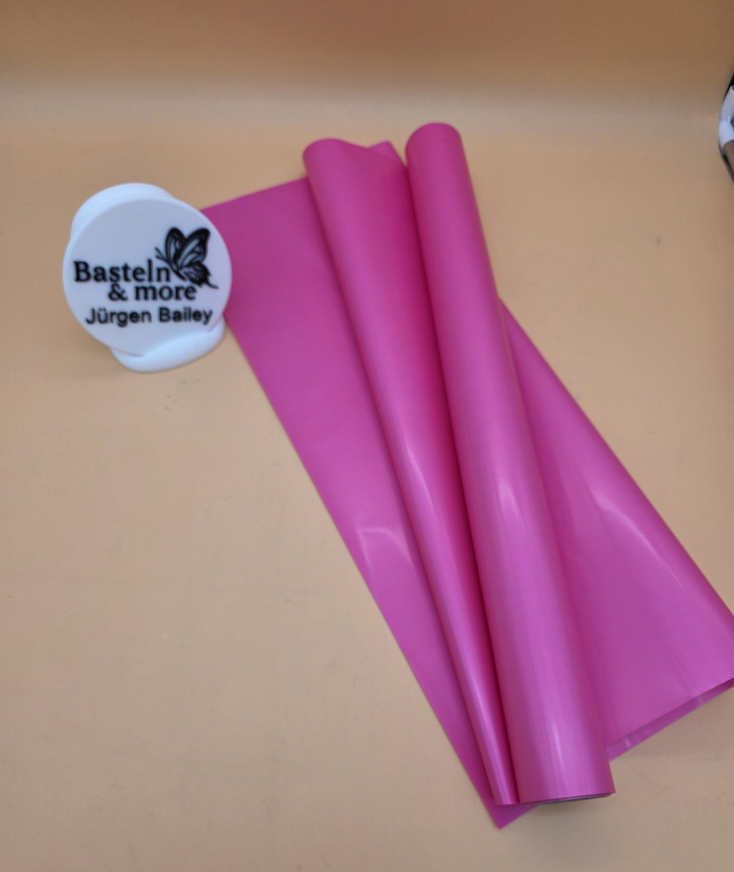 Folie Satinfolie Einfarbig "Rosa-hell 311" 50cm*8,5m