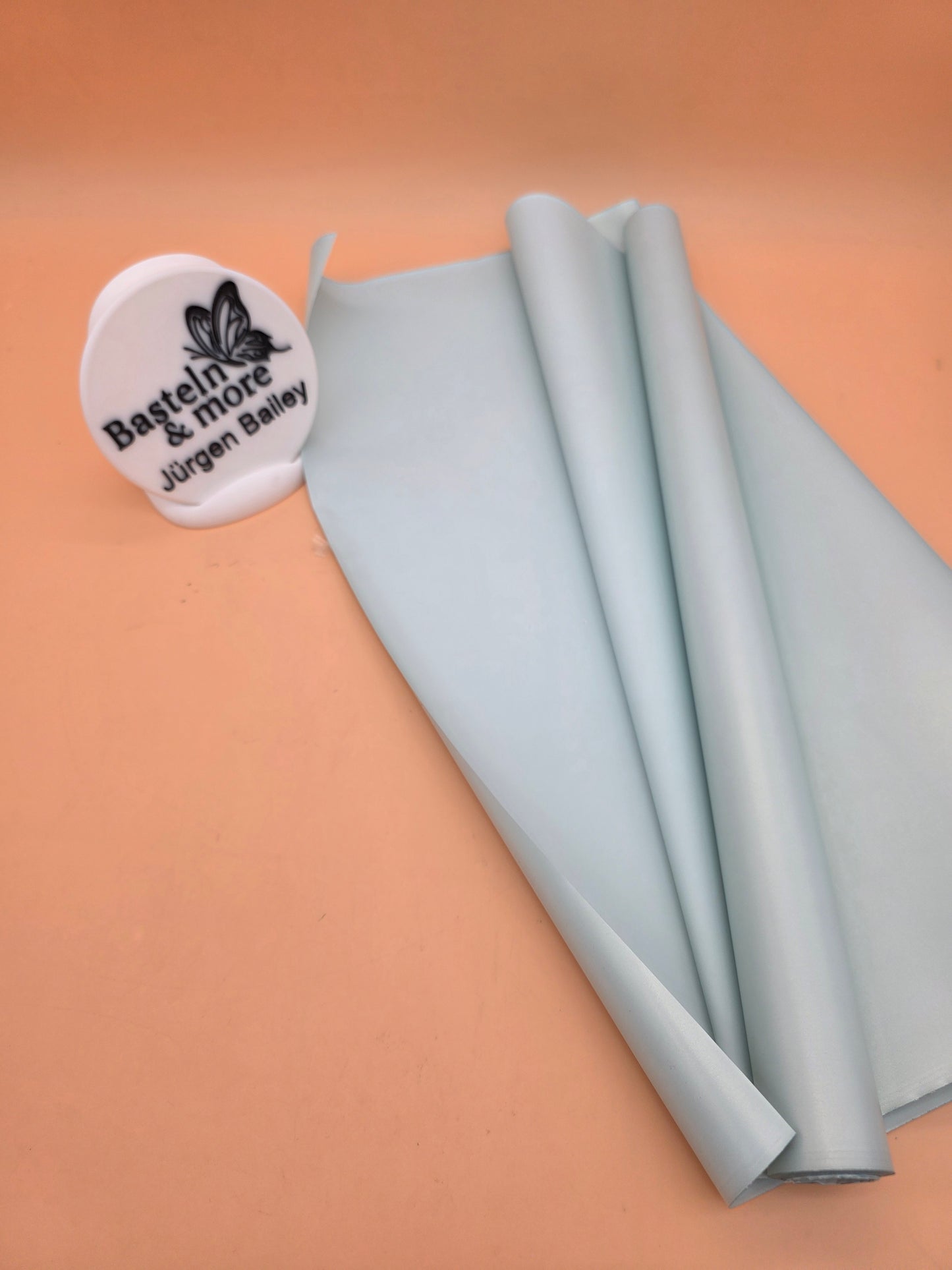 Folie Satinfolie Einfarbig "Blau 395" 50cm*8,5m