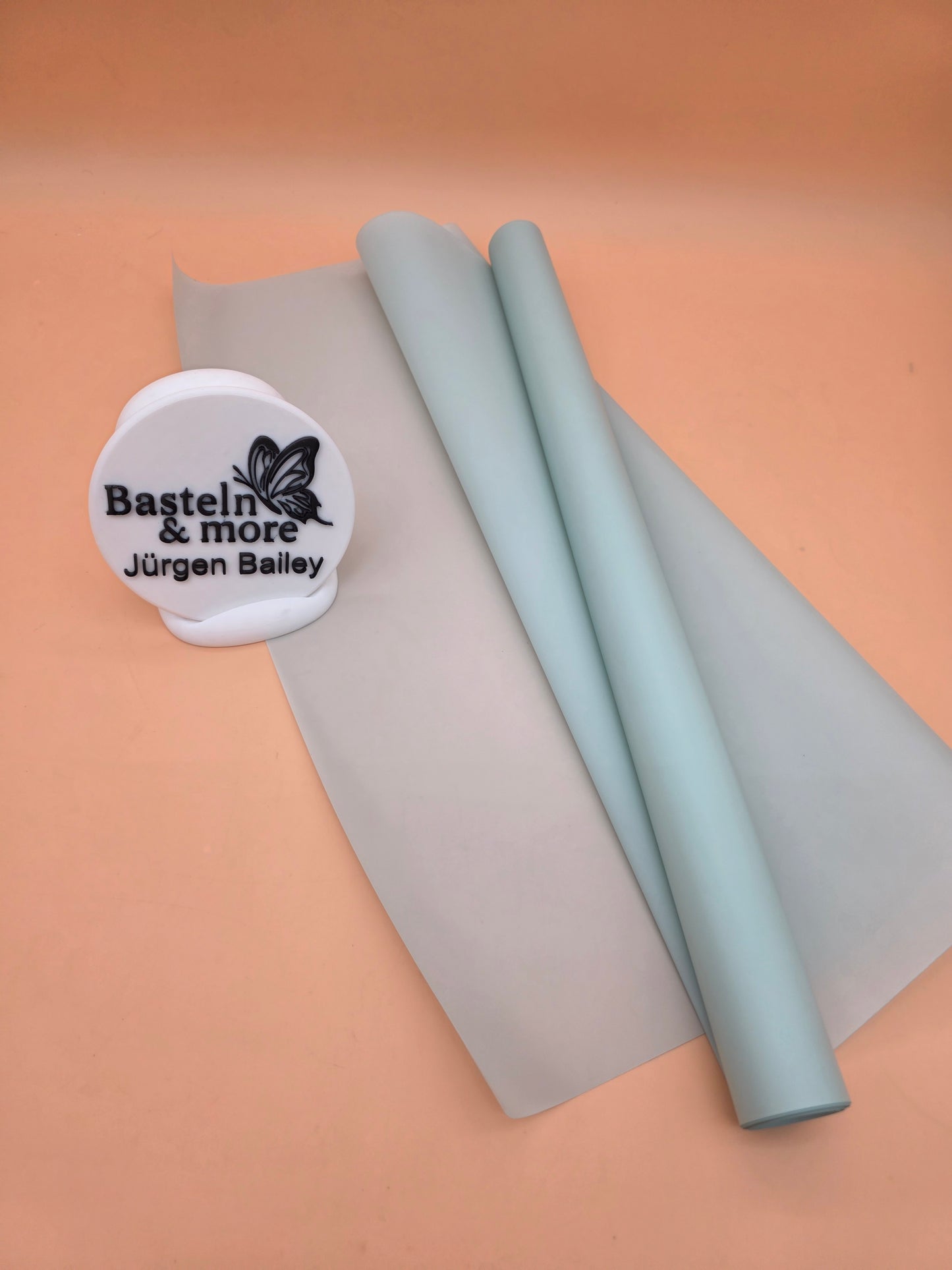 Folie Satinfolie Einfarbig "Blau 402" 50cm*8,5m