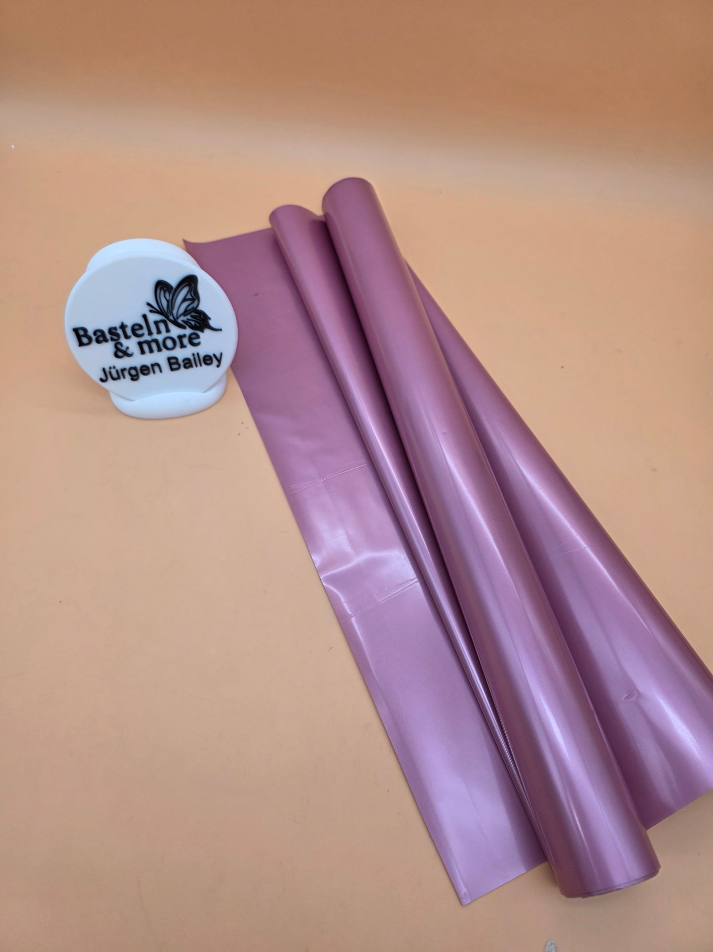 Folie Satinfolie Einfarbig "Rosa 477" 50cm*8,5m