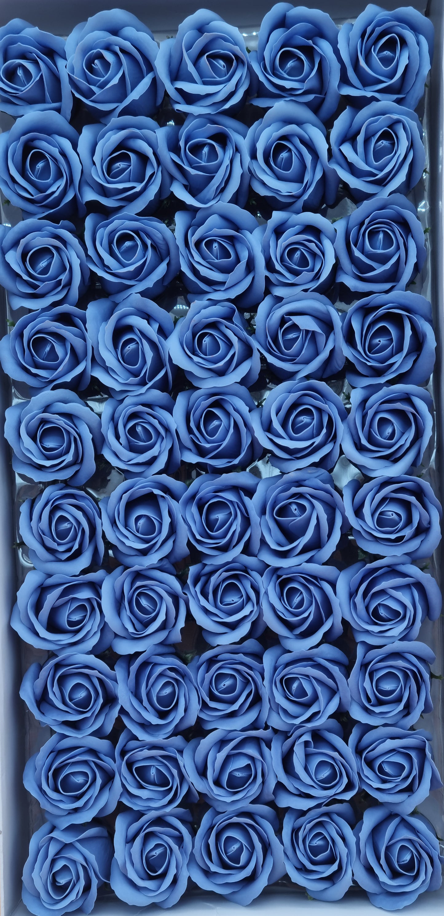 Seifenblume "Rose 47" Blau