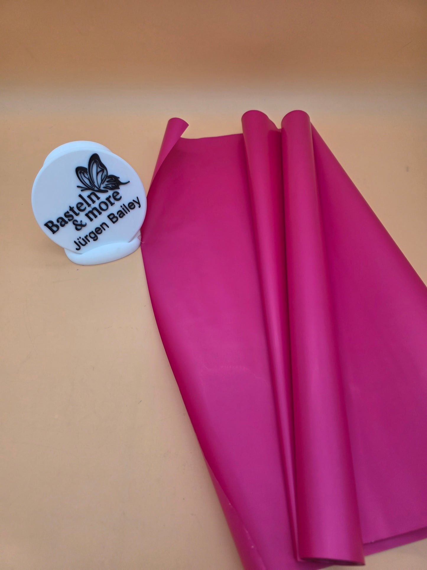 Folie Satinfolie Einfarbig "Rosa 481" 50cm*8,5m