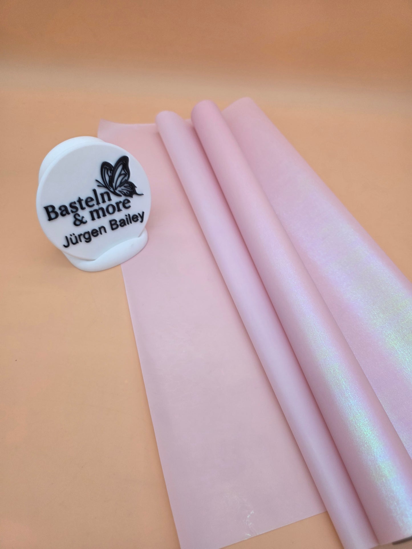 Folie Satinfolie Glitzer "Rosa 486" 50cm*8,5m