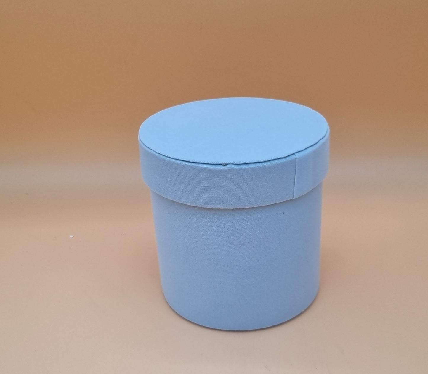 Box Samt 12x12,5cm "Babyblau 524"