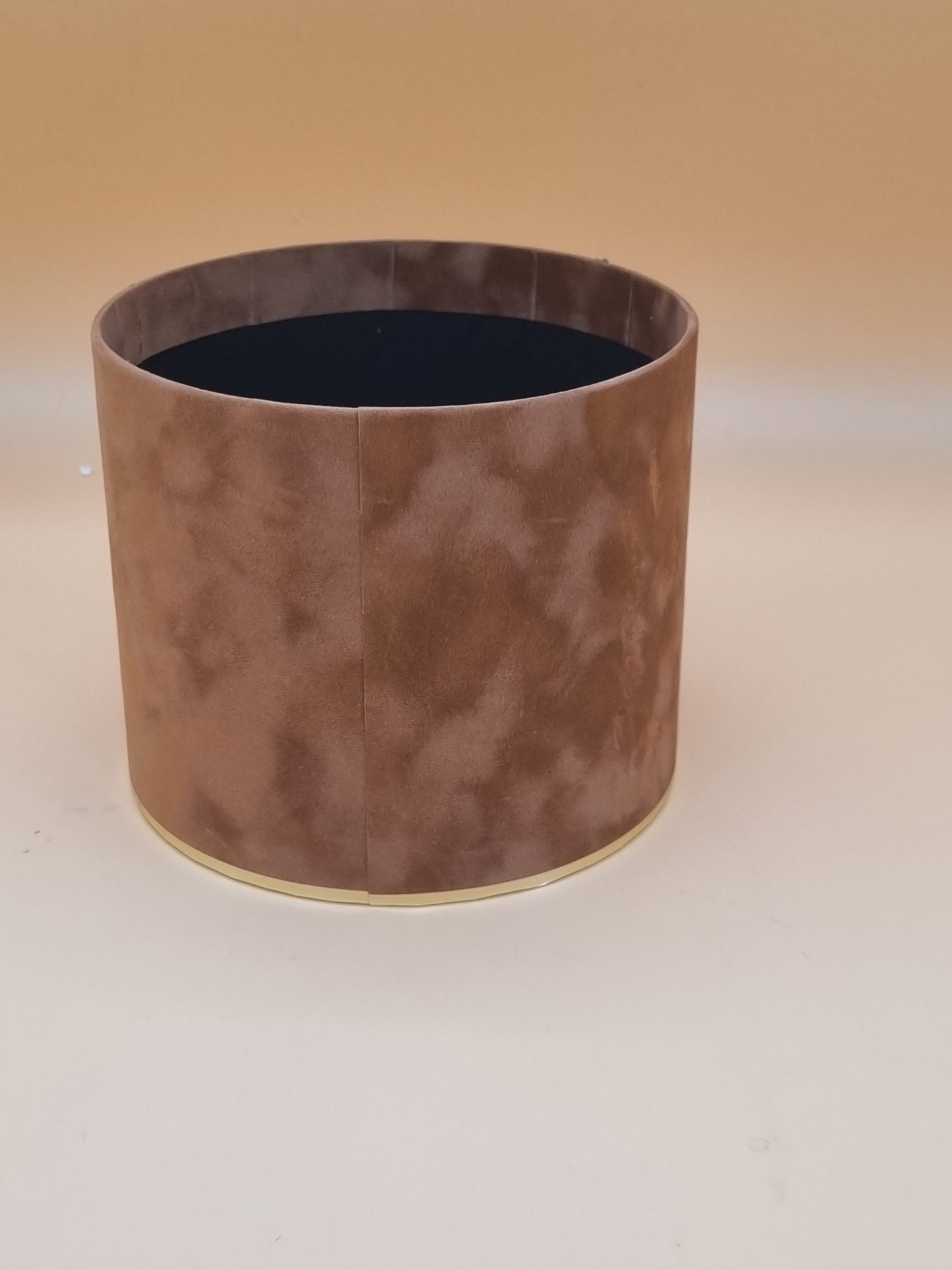 Box Samt 15x13cm "Braun 601"
