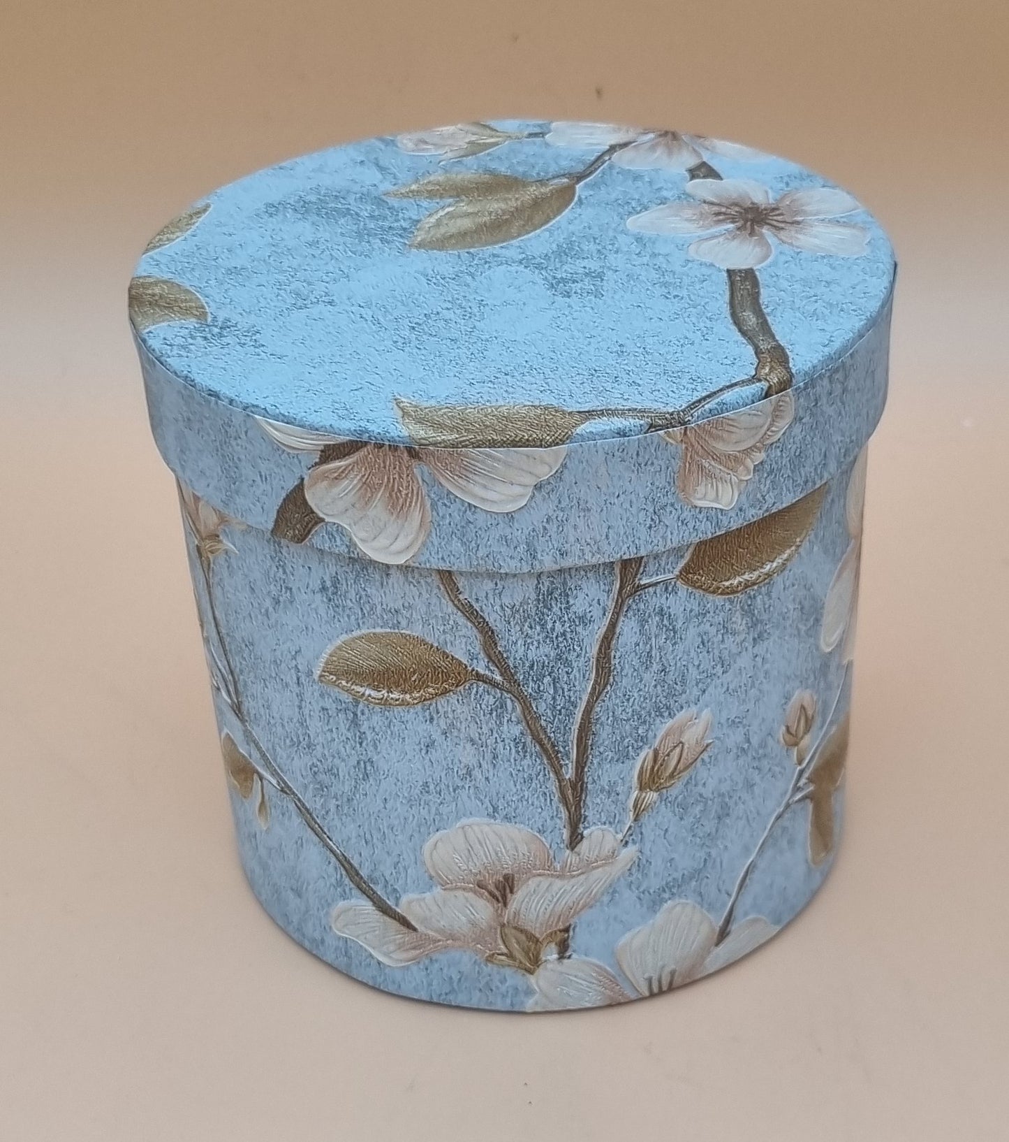 Box mit Deckel 12x13cm "Blau 687"