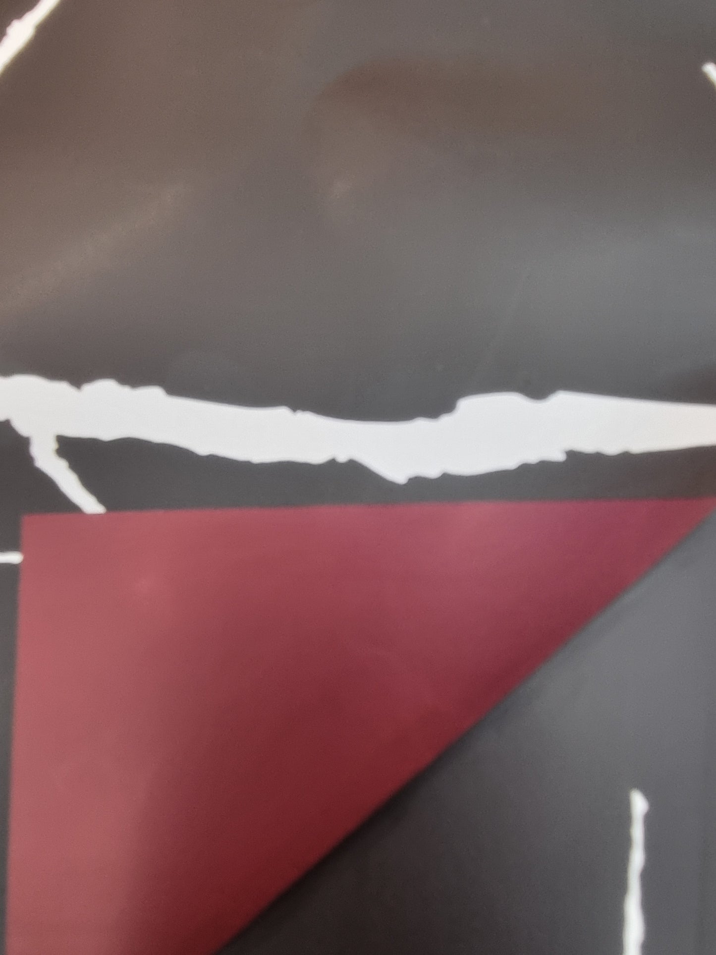 Folie Bogen "Dunkelrot/Schwarz 797" 57cm*57cm