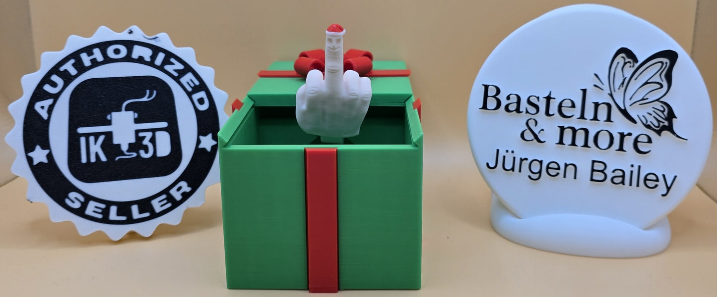 Geschenkbox "Mittelfinger-Überraschung"