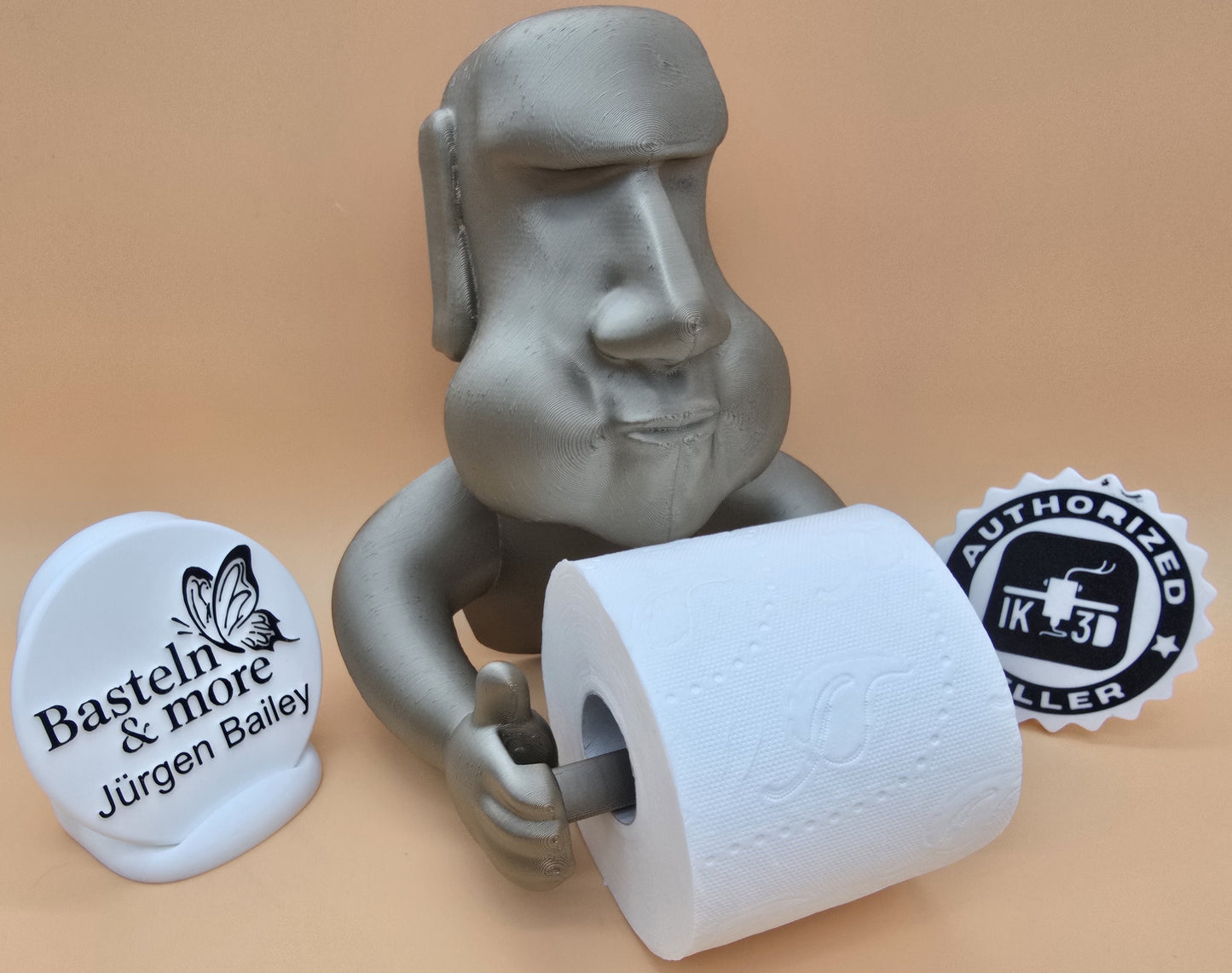 Moai Toilettenpapierhalter