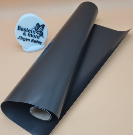 Folie Dicke Satinfolie Einfarbig "Schwarz 179" 50cm*10y