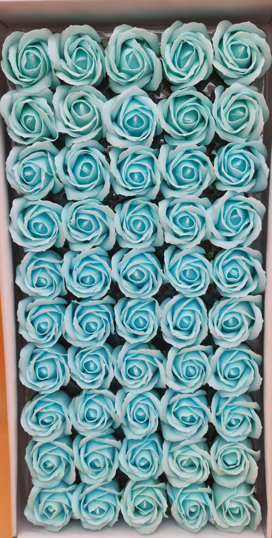 Seifenblume "Rose 04" Hellblau