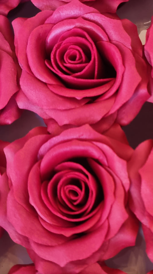 Seifenblume "Rose mittel 123" Bordeaux