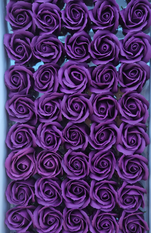 Seifenblume "Rose 13" Aubergine