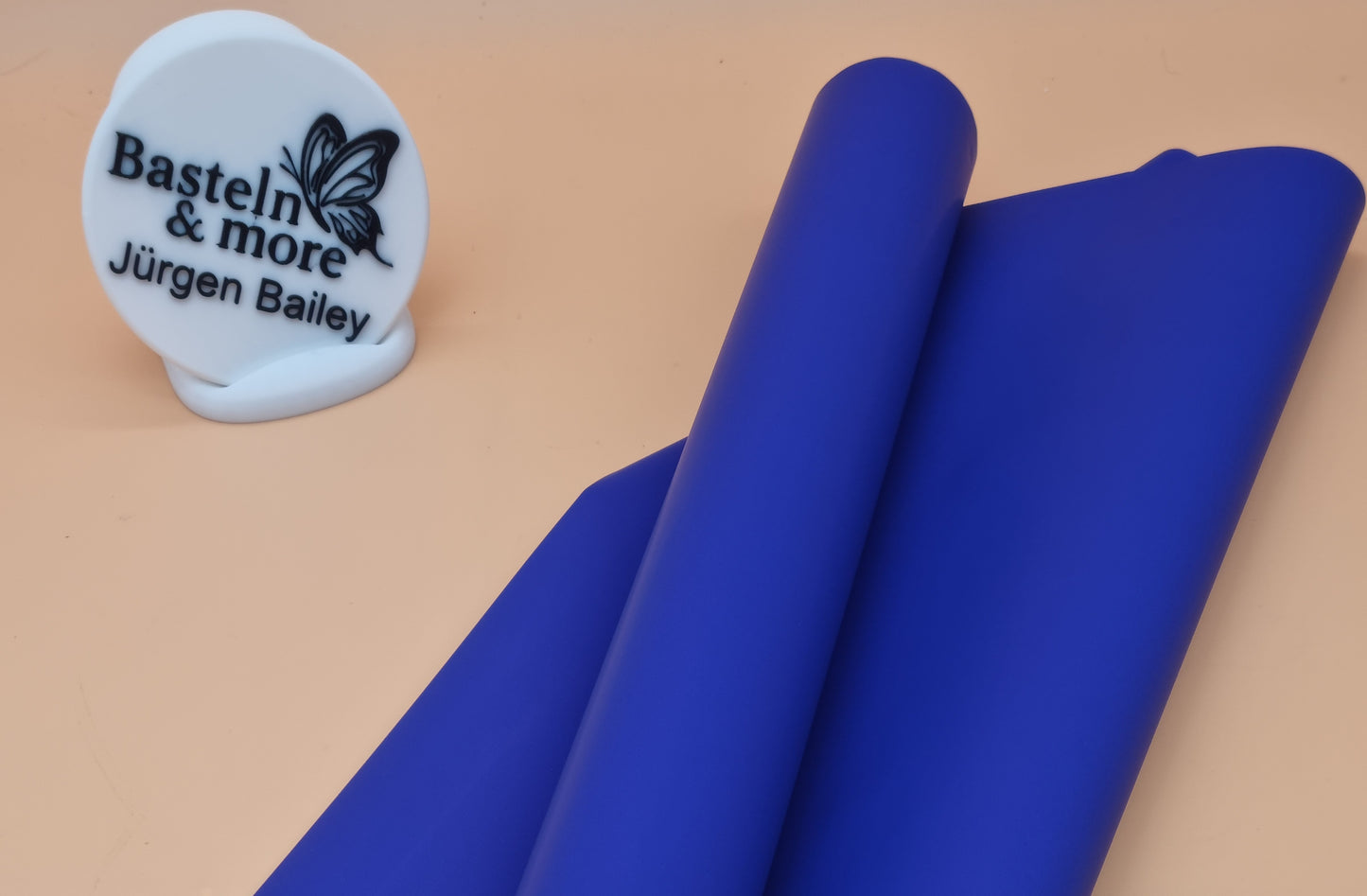 Folie Dicke Satinfolie Einfarbig "Marineblau 202" 50cm*10y