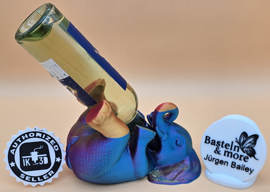 Flaschenhalter Elefant