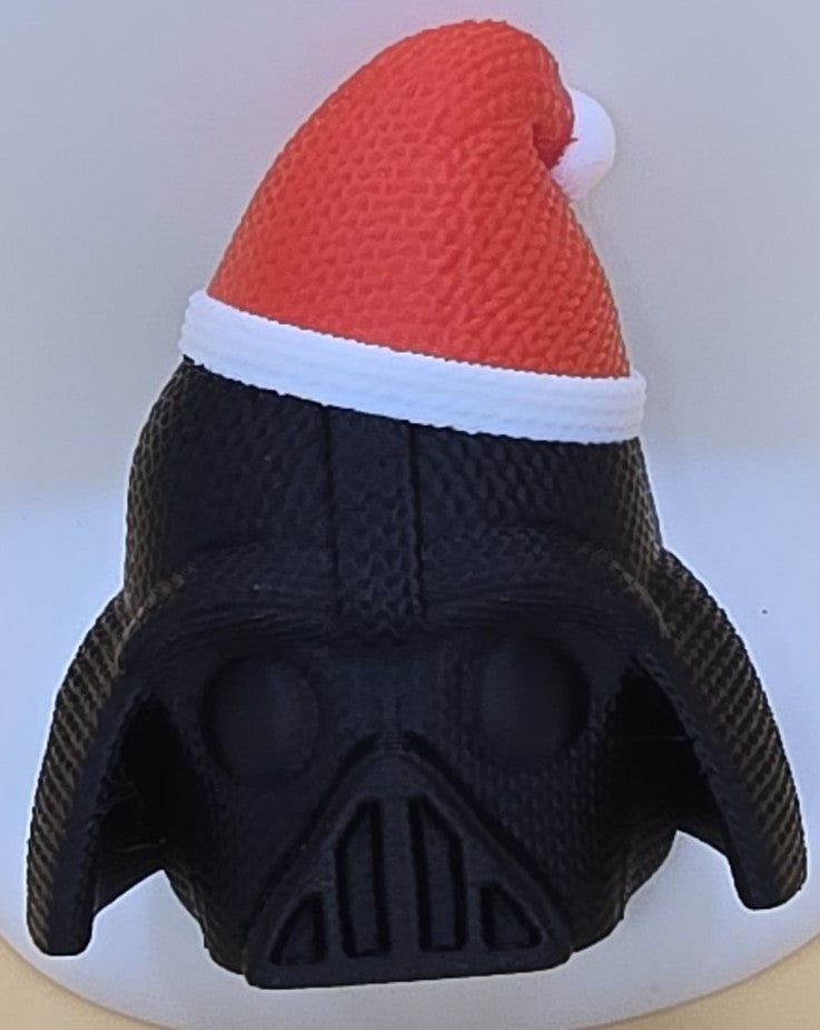 Kopf mit Weihnachtsmütze