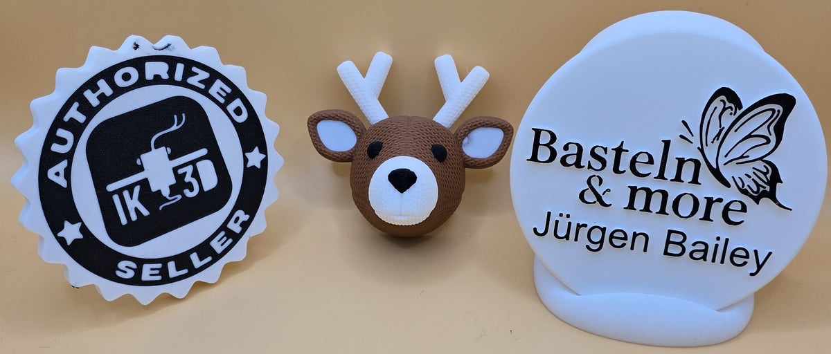 Weihnachtsdeko "Rentierkopf"