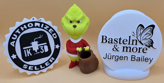 Weihnachtsdeko "Miesepeter"