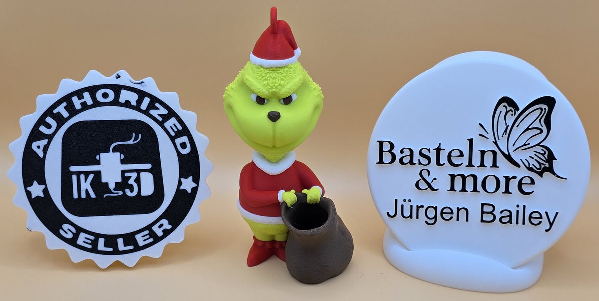 Weihnachtsdeko "Miesepeter mit Mütze"