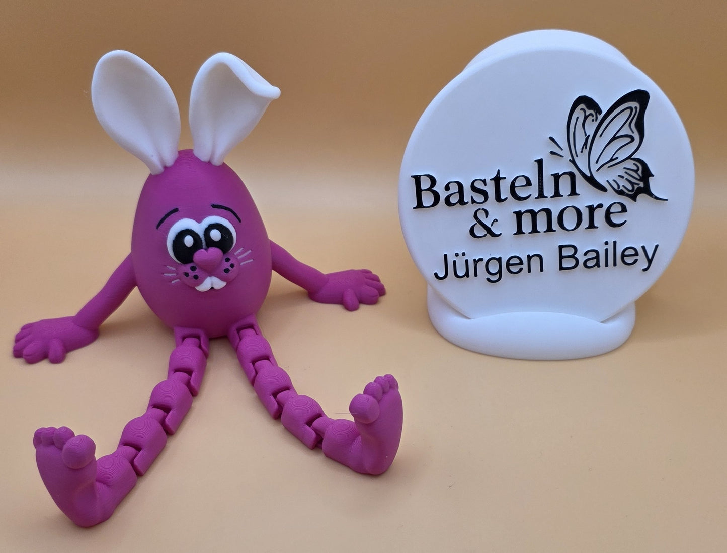 Osterdeko "Flexi Hase" ca. 15x11x15 cm