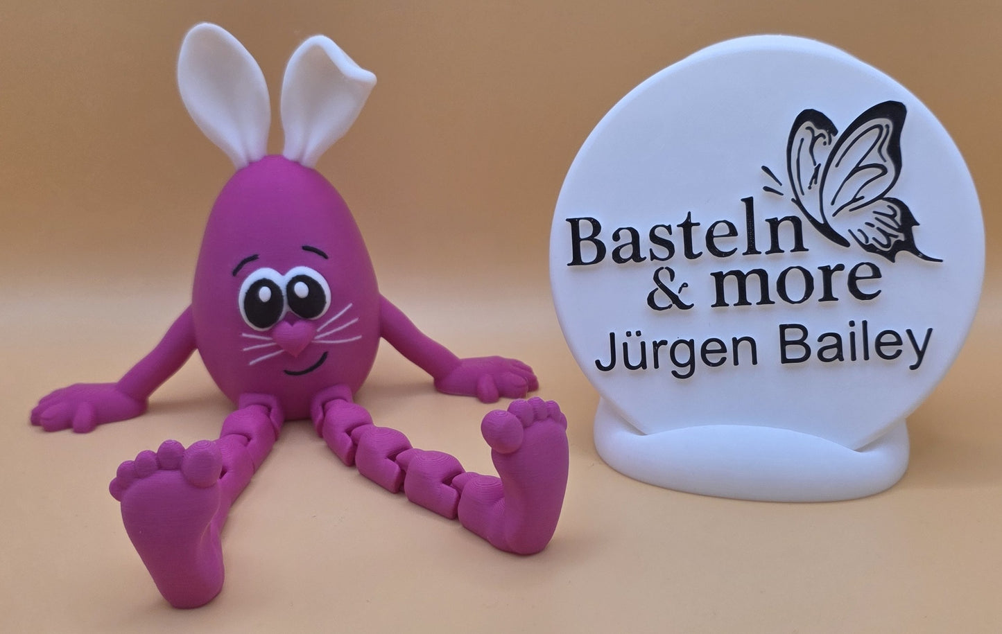 Osterdeko "Flexi Hase1" ca. 15x11x15 cm