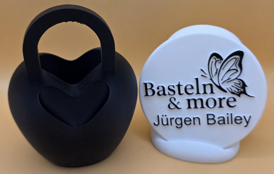 Valentinsdeko "Herzschloss " ca. 10x15x8 cm