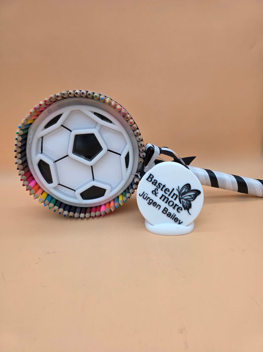 Geschenk aus Stifte und LED Licht