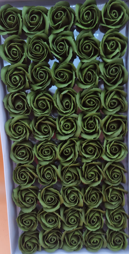 Seifenblume "Rose 20" Flaschengrün