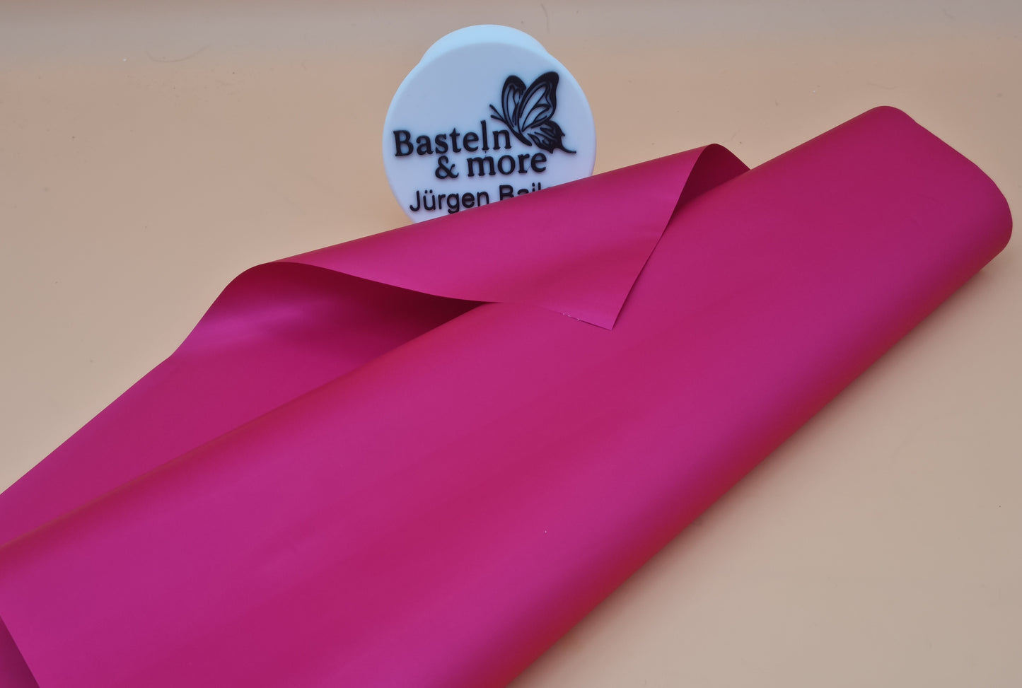 Folie Satinfolie Einfarbig "Metallic-Rosa 223" 50cm*8,5m
