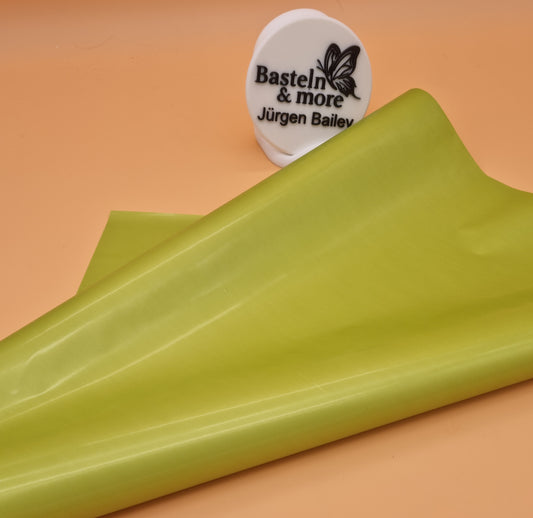 Folie Satinfolie Einfarbig "Pistaziengrün 229" 50cm*8,5m