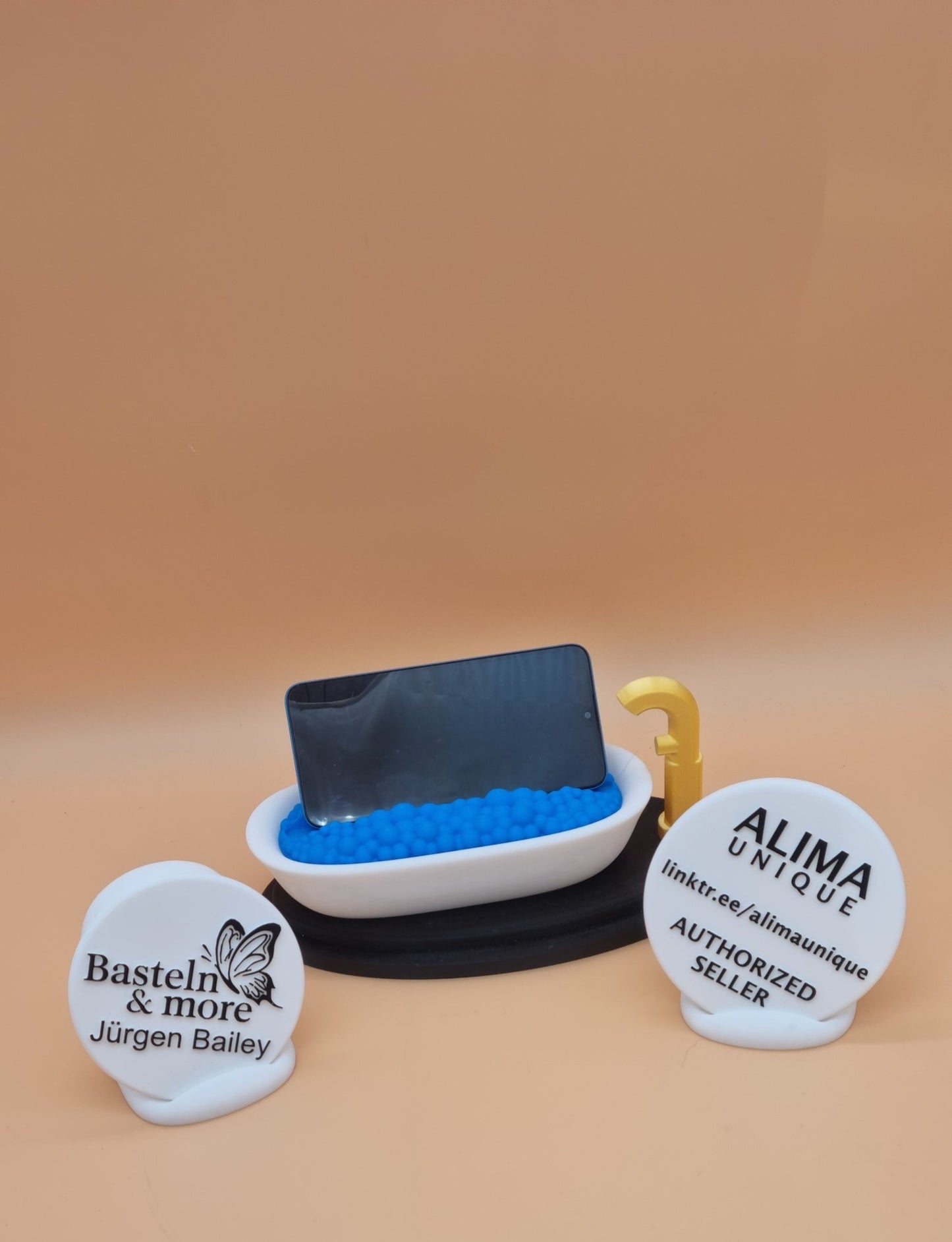 Handyhalterung "Badewanne"
