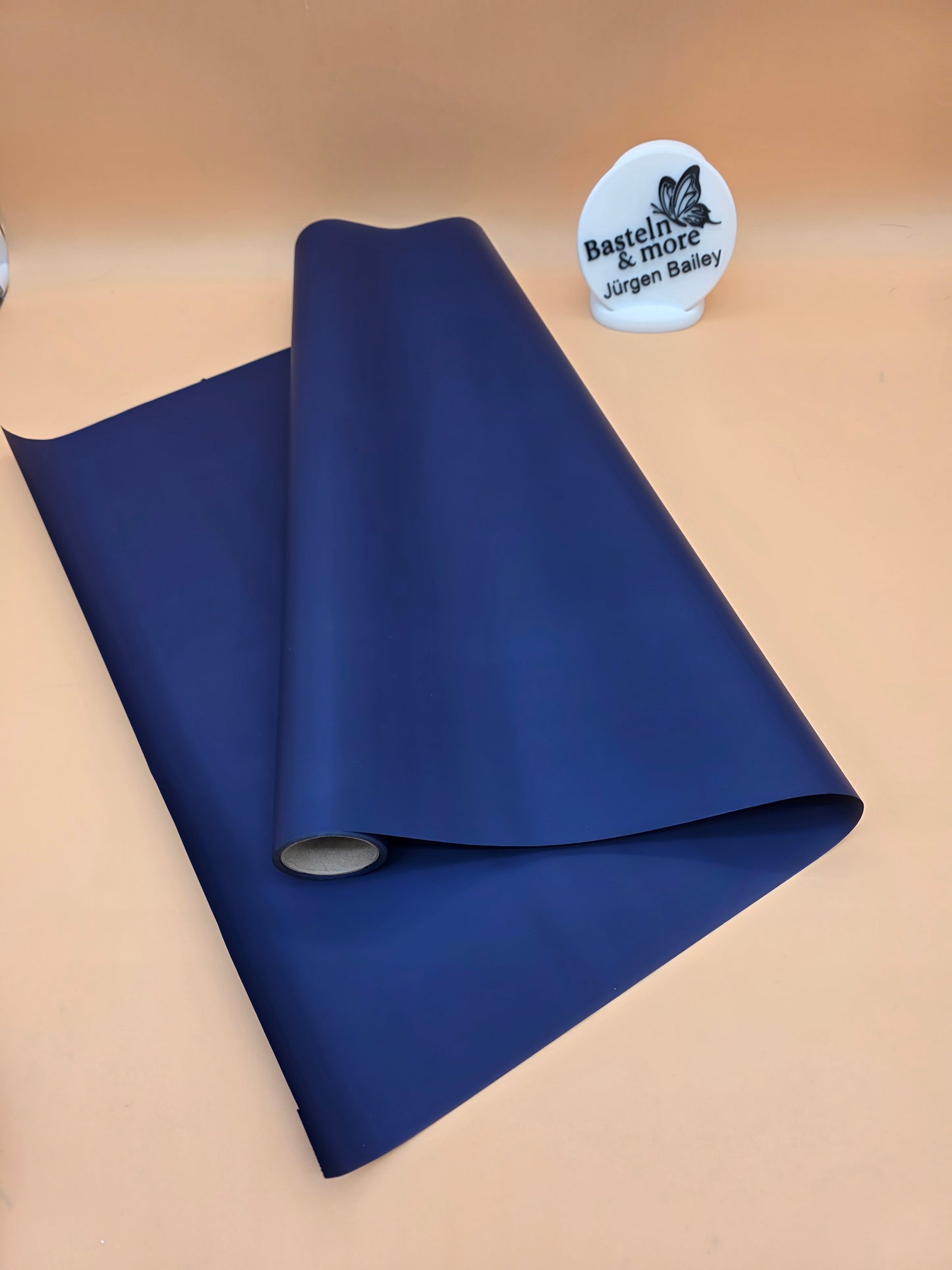 Folie Satinfolie Einfarbig "Blau 239" 50cm*8,5m