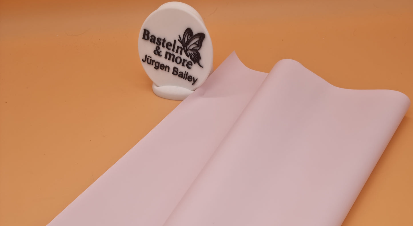 Folie Satinfolie Einfarbig "Blassrosa 240" 50cm*8,5m