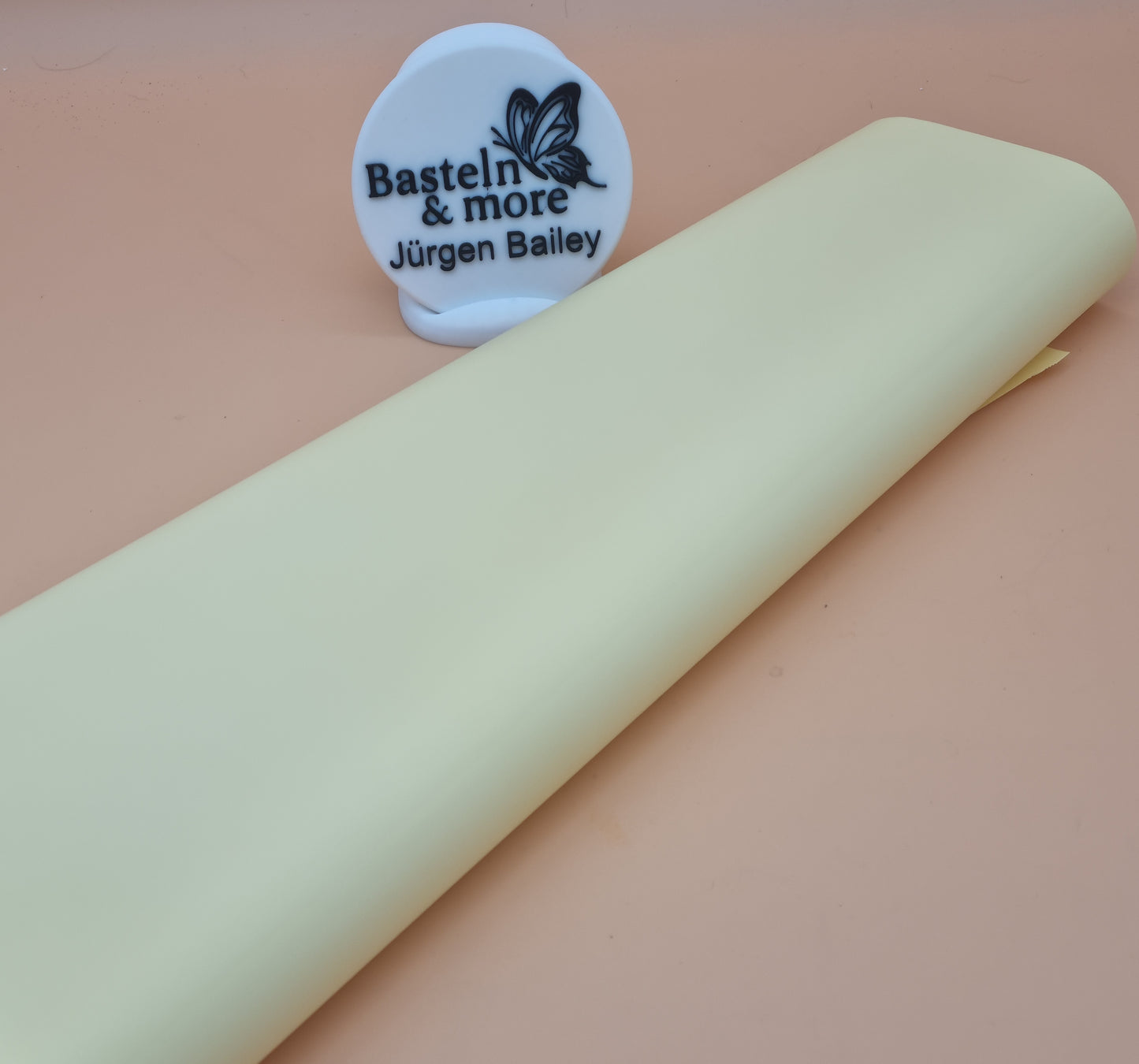 Folie Satinfolie Einfarbig "Creme 244" 50cm*8,5m